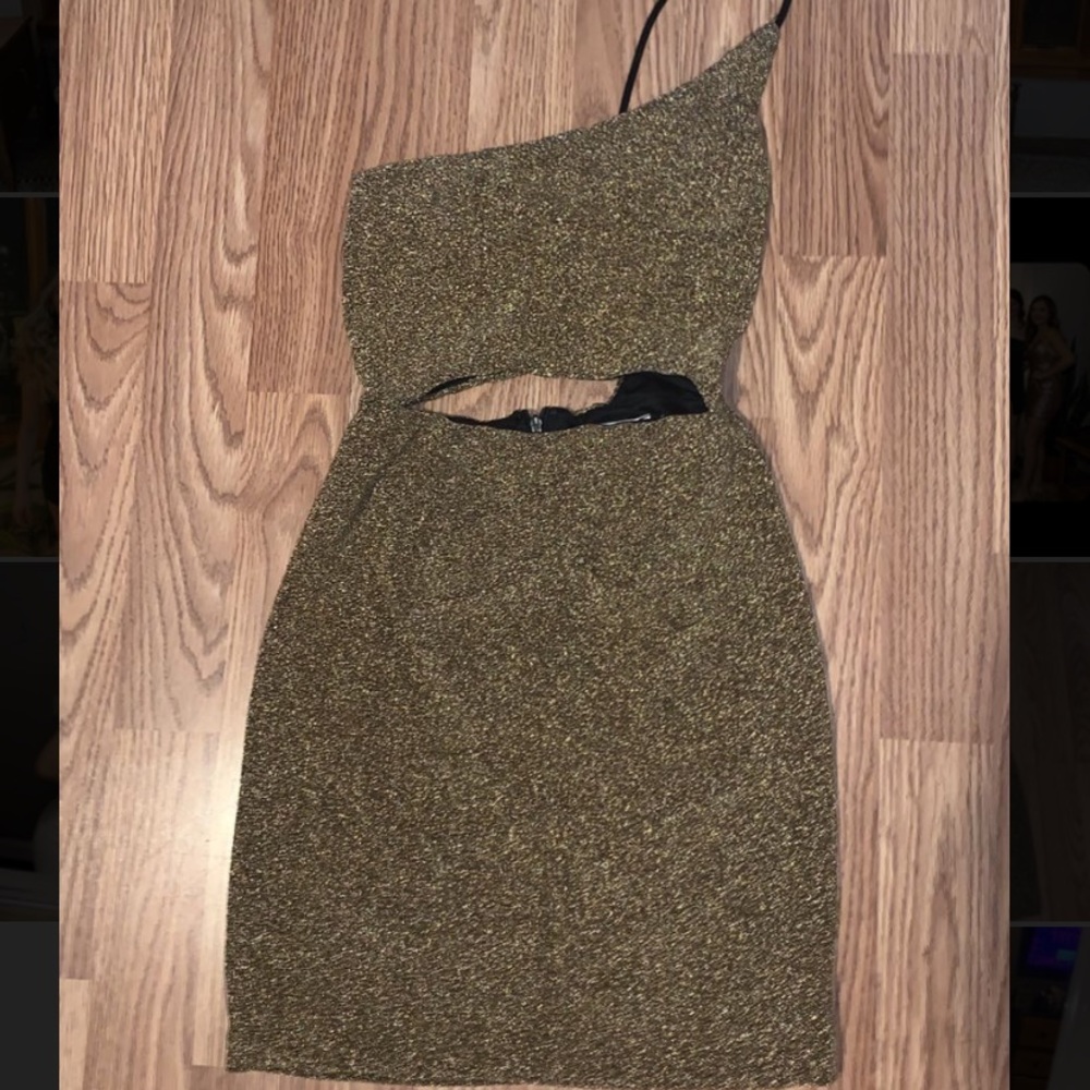Gold dress